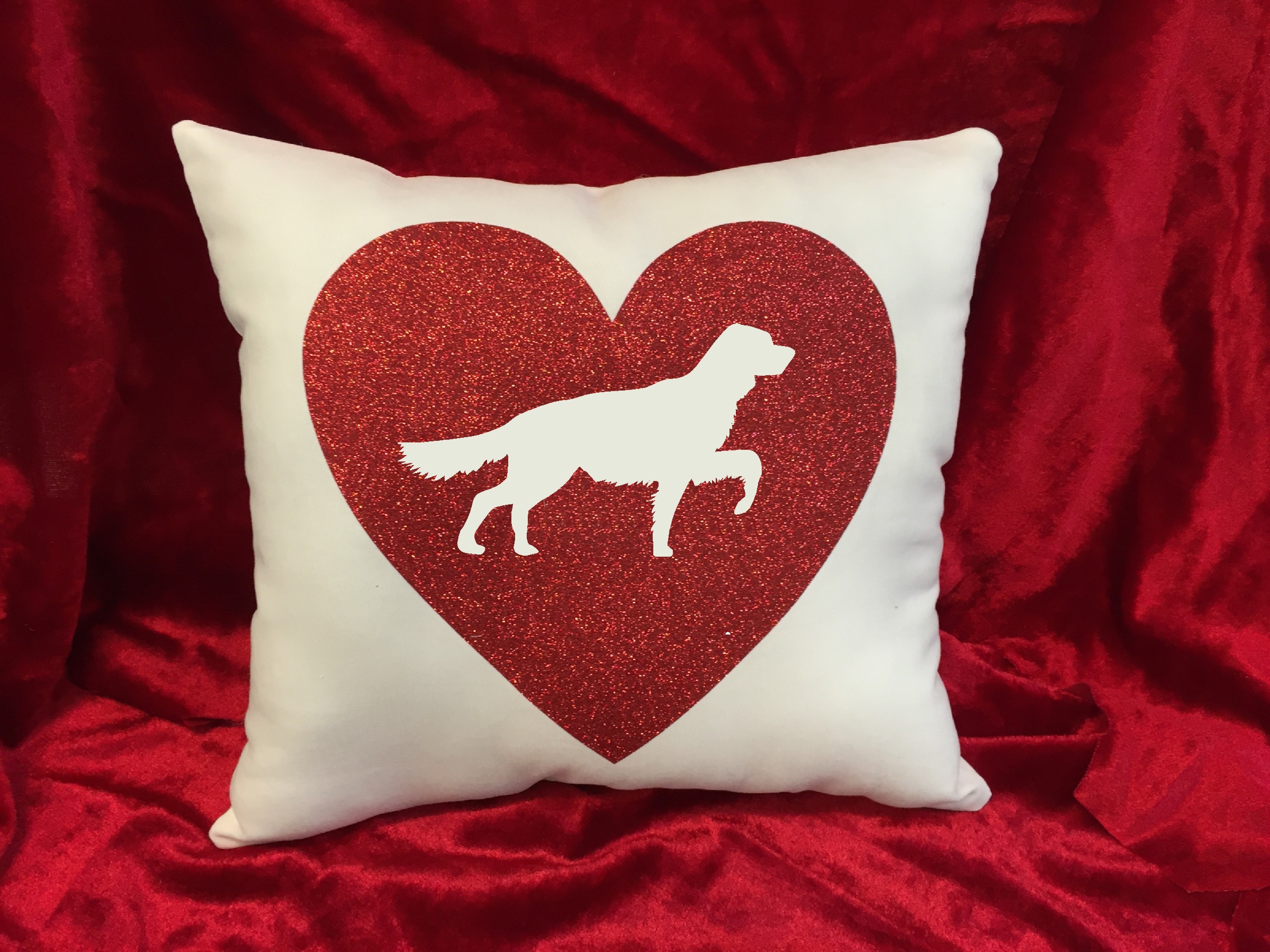 Dogs - Throw Pillow - Irish Setter